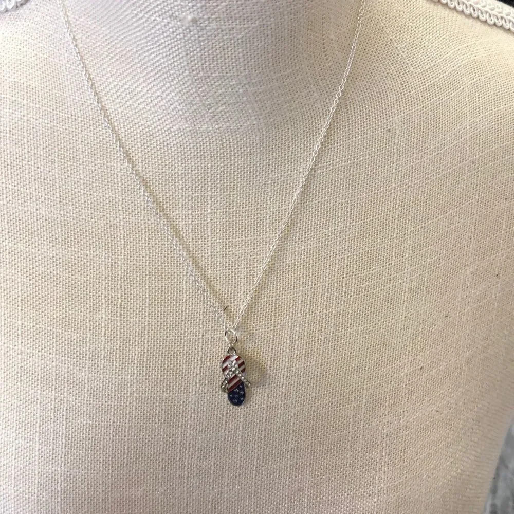 New Flip Flop‎ USA Charmed Necklace - Picture 3 of 10